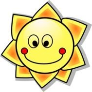 Cartoon Sun Clip Art N22