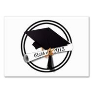 White Graduation Cap 2013 Class Of Grad