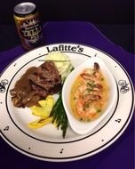 plate with food on the table
