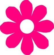 Pink Flowers Clip Art N12