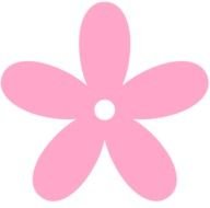 Ä°llustration of Cartoon pink Flower