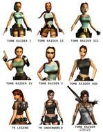 digital character Lara Croft