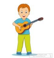 Boy Playing Guitar