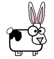 Cartoon Rabbit Clip Art N4