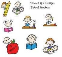 Stick Figure School Clip Art N2