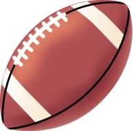 Clip art of American Football ball