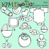 Baby Girl Clip Art N29