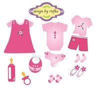 Baby Clothes Clip Art N5