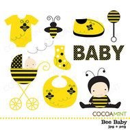 Baby Bee Clip Art