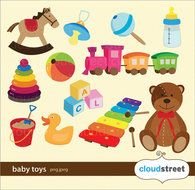 Baby Toys Clip Art N11