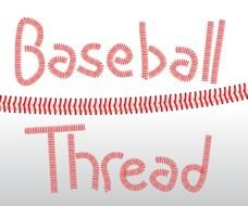 Baseball Threads Vector