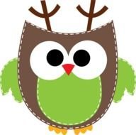 green brown Owl drawing