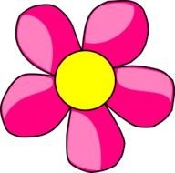 Pink Daisy Clip Art N3