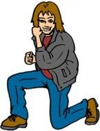 Person Kneeling