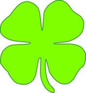 Green Shamrock Clip Art