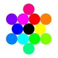 13 Circles Rainbow Clipart Large Size drawing