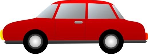 red Cartoon Cars Clip Art