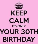 Keep Calm Its My Birthday