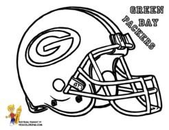 Green Bay Packers Coloring Pages For Football N2