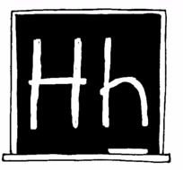 H Letter Clip Art