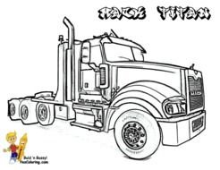 Big Truck Coloring Pages