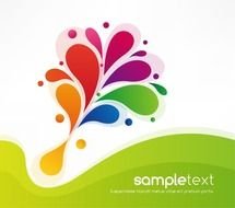 Background Colorful Vector Graphic Designs