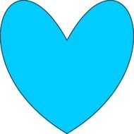 Blue Heart Clip Art N8