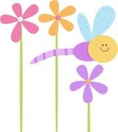 Purple Flower Clip Art N23