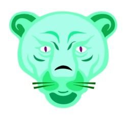 Lion Face Clip Art N4