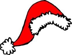 Beautiful Santa Hat clipart