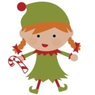 Cute Christmas Elf drawing