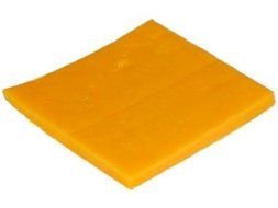 Slice of the fresh yellow cheese