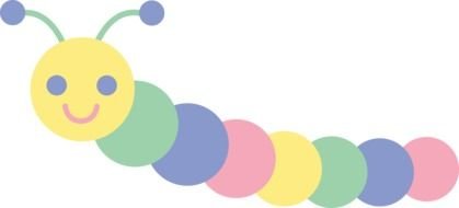 Baby Shower Clip Art on a black background