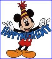Mickey Mouse Happy Birthday Clip Art N2