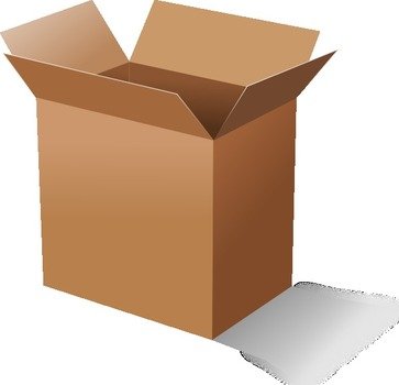 Cardboard Box Clip Art N7