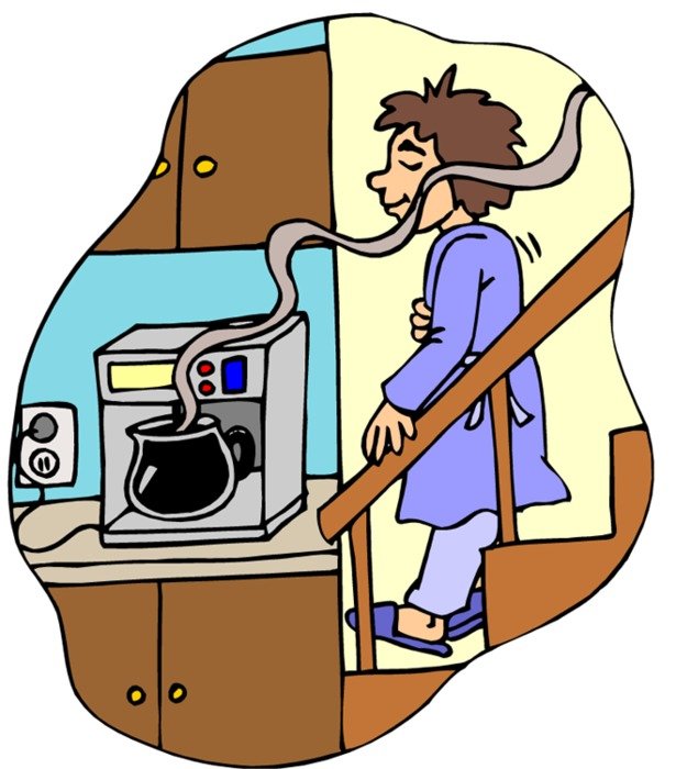 Waking Up Clip Art N6