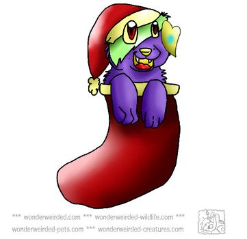Christmas Cartoon Dog