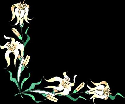 Free Spring Flower Border Clip Art N4