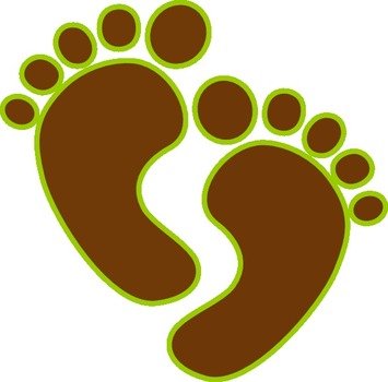 Baby Foot Clip Art N2