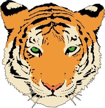 Tiger Cartoon Clip Art N6
