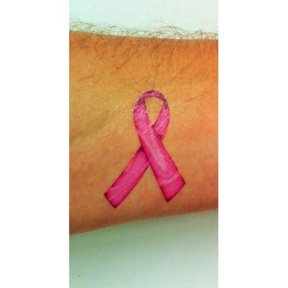 Pink Ribbon Tattoo