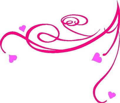 Pink Swirl Clip Art N10