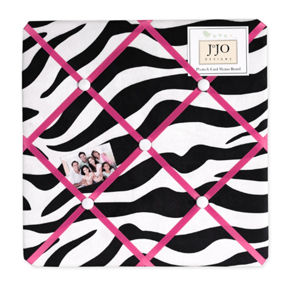 Zebra Pink Memo Board