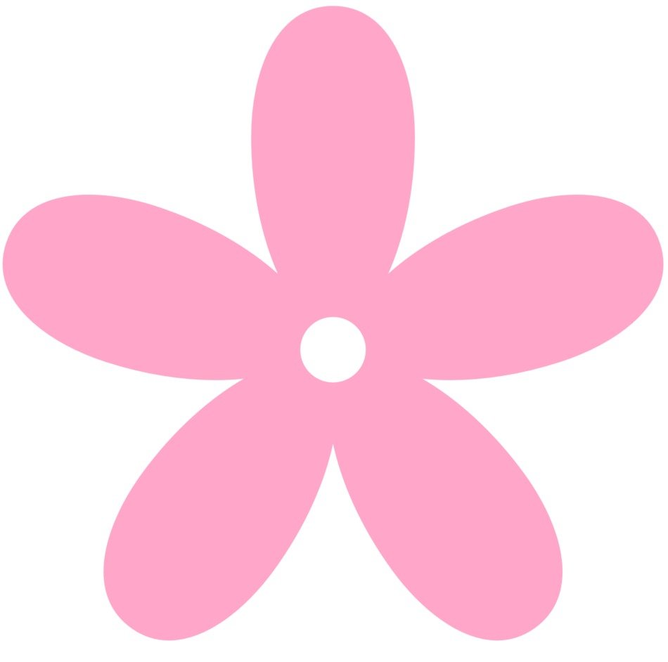 Ä°llustration of Cartoon pink Flower