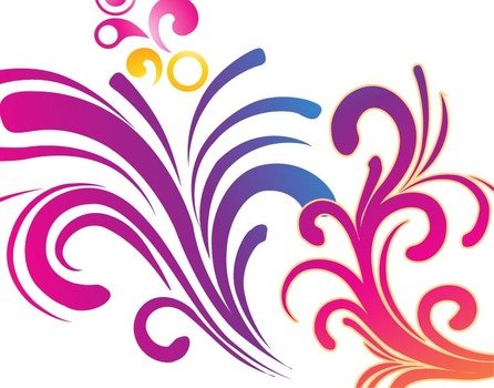 Colorful Swirl Clip Art N2