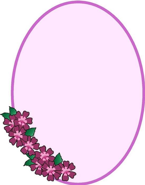 Oval Frame Clip Art N3