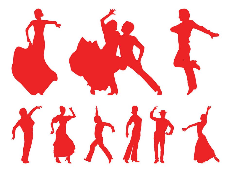 Mexican Dancers as a picture for clipart