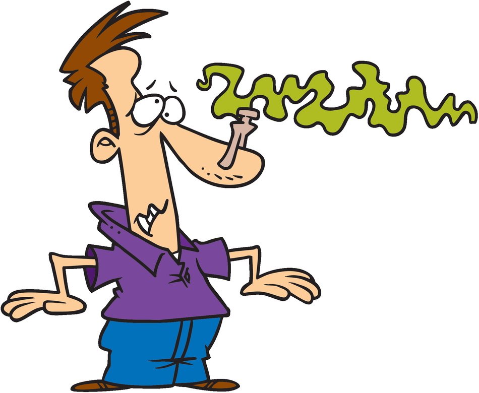 Bad Smell as a graphic illustration