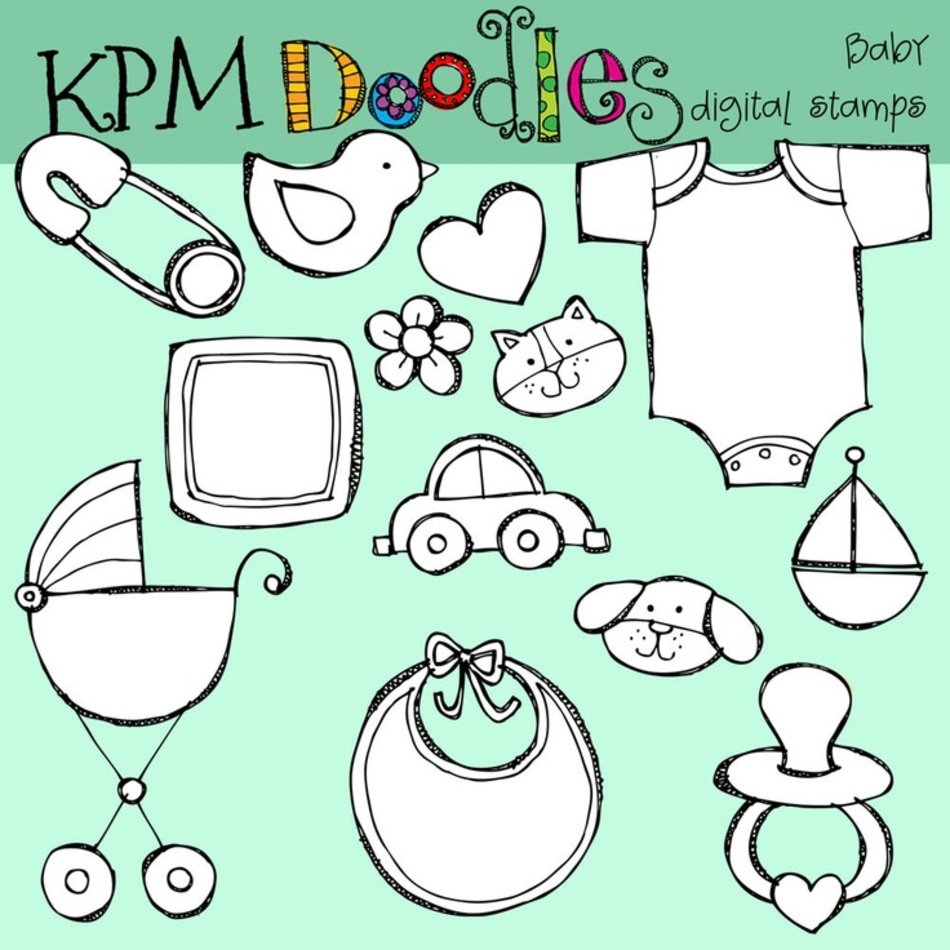 Baby Girl Clip Art N29