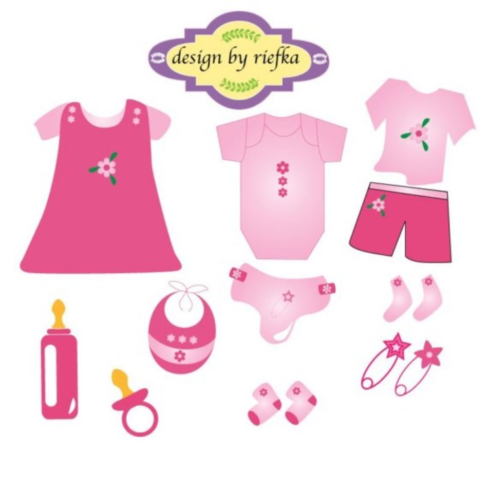 Baby Clothes Clip Art N5
